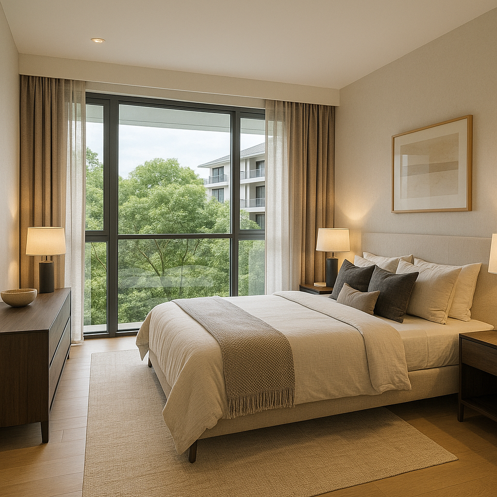 Faber Walk Residences bedroom Interior Illustration